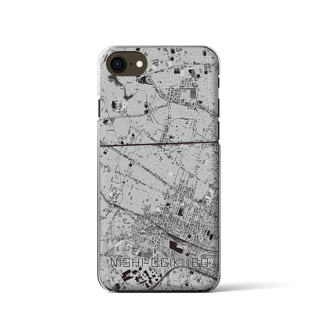 【西荻窪(東京都)】地図柄iPhoneケース(クリアタイプ)