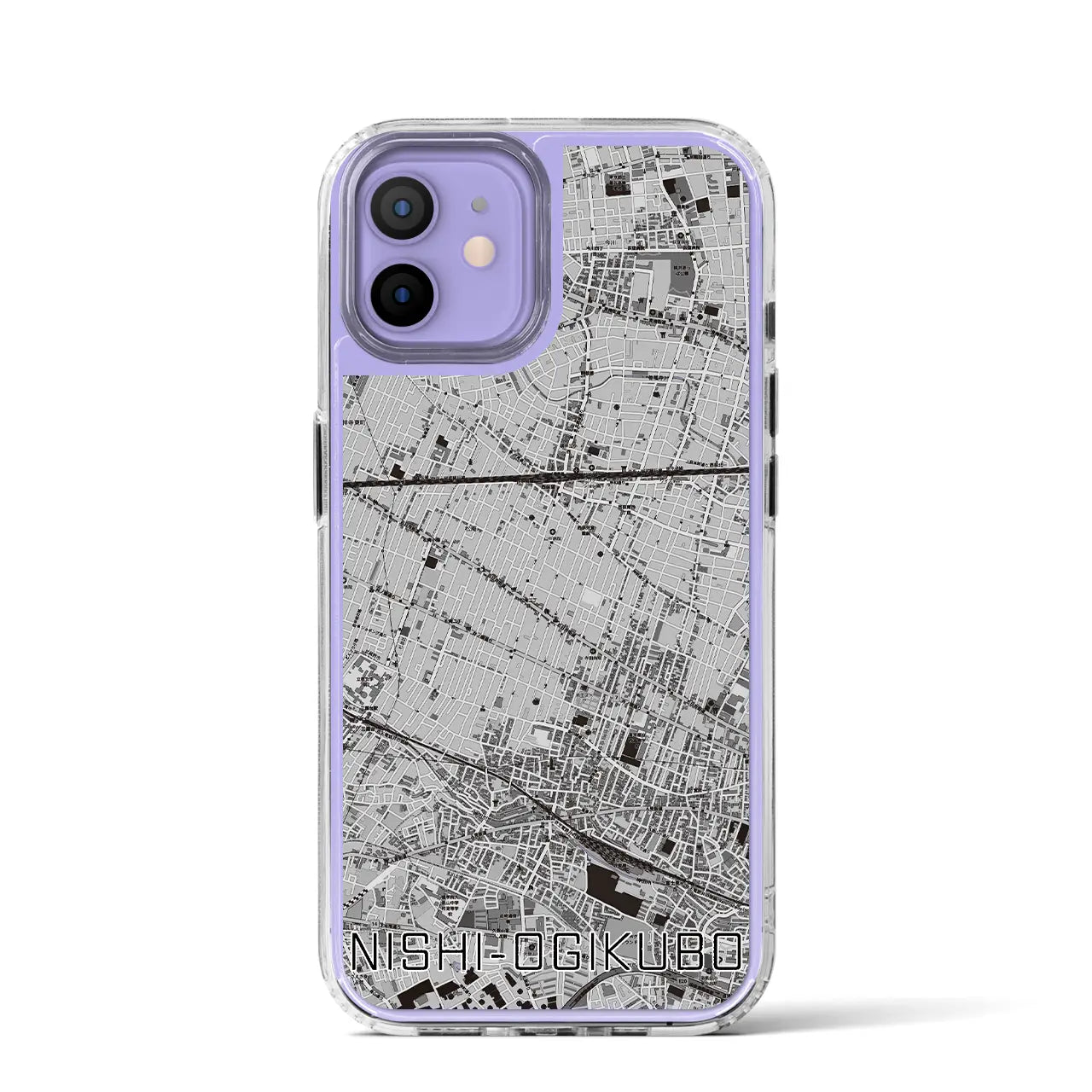 【西荻窪(東京都)】地図柄iPhoneケース(MagSafeタイプ)