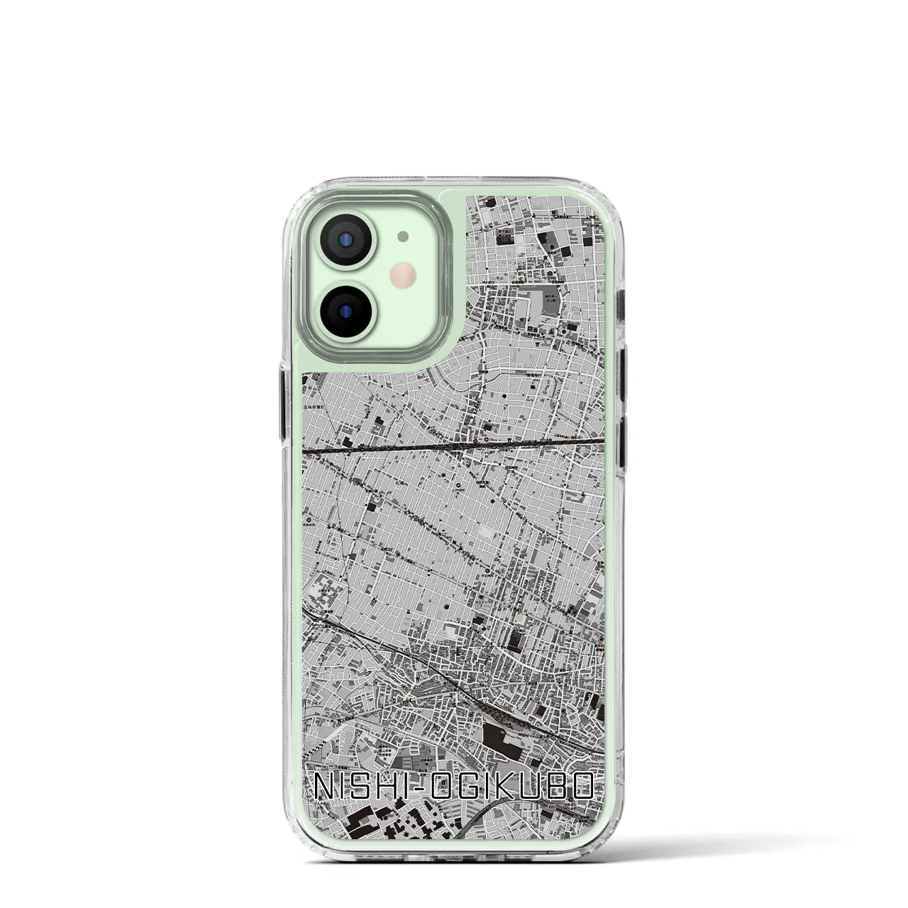 【西荻窪(東京都)】地図柄iPhoneケース(MagSafeタイプ)