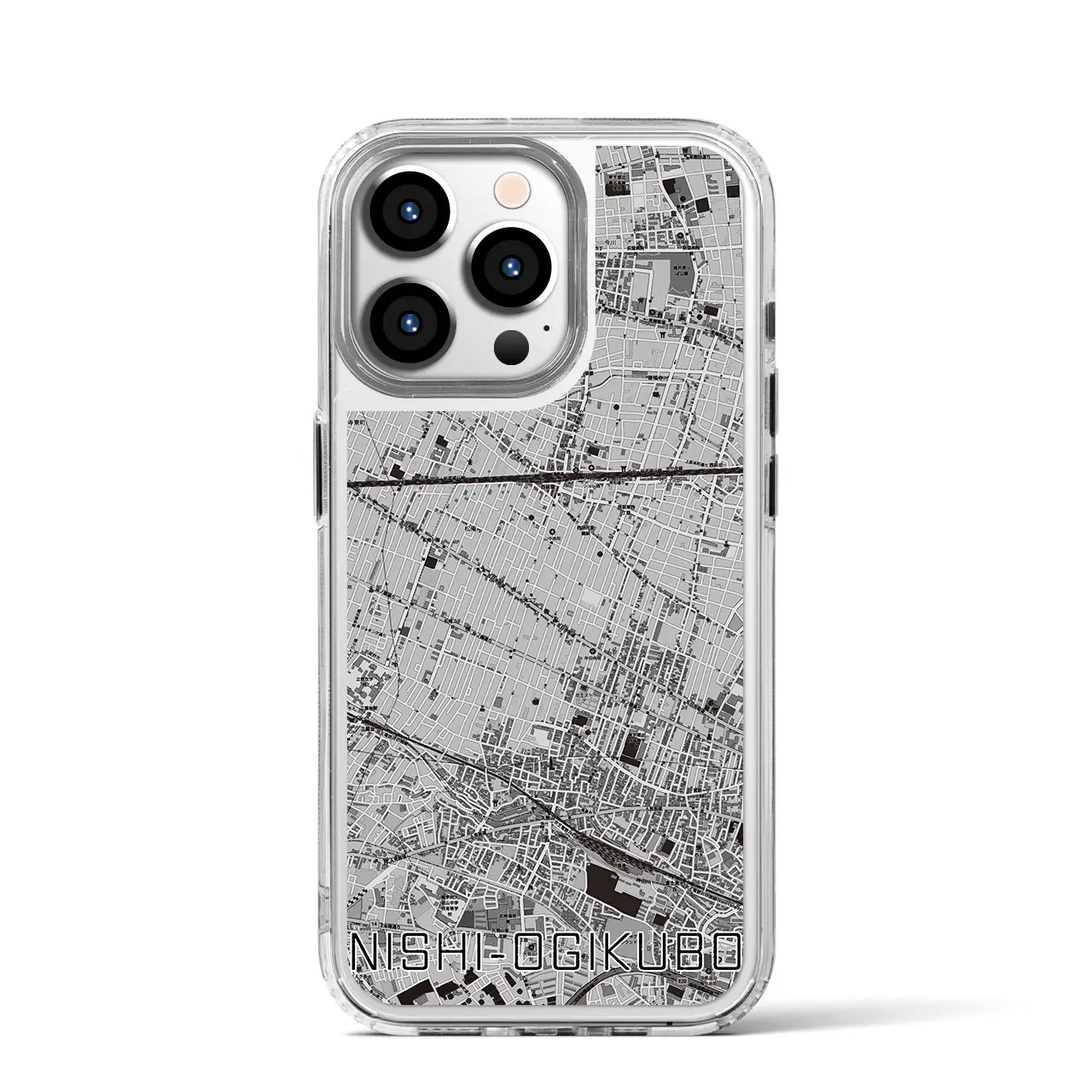 【西荻窪(東京都)】地図柄iPhoneケース(MagSafeタイプ)