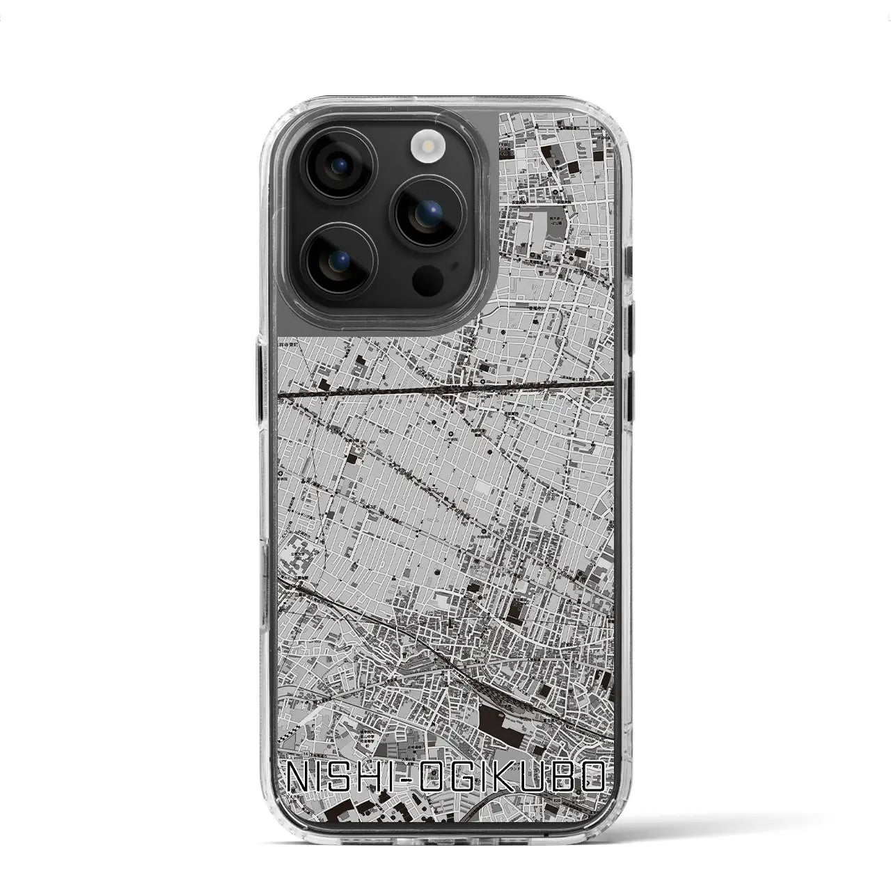 【西荻窪(東京都)】地図柄iPhoneケース(MagSafeタイプ)