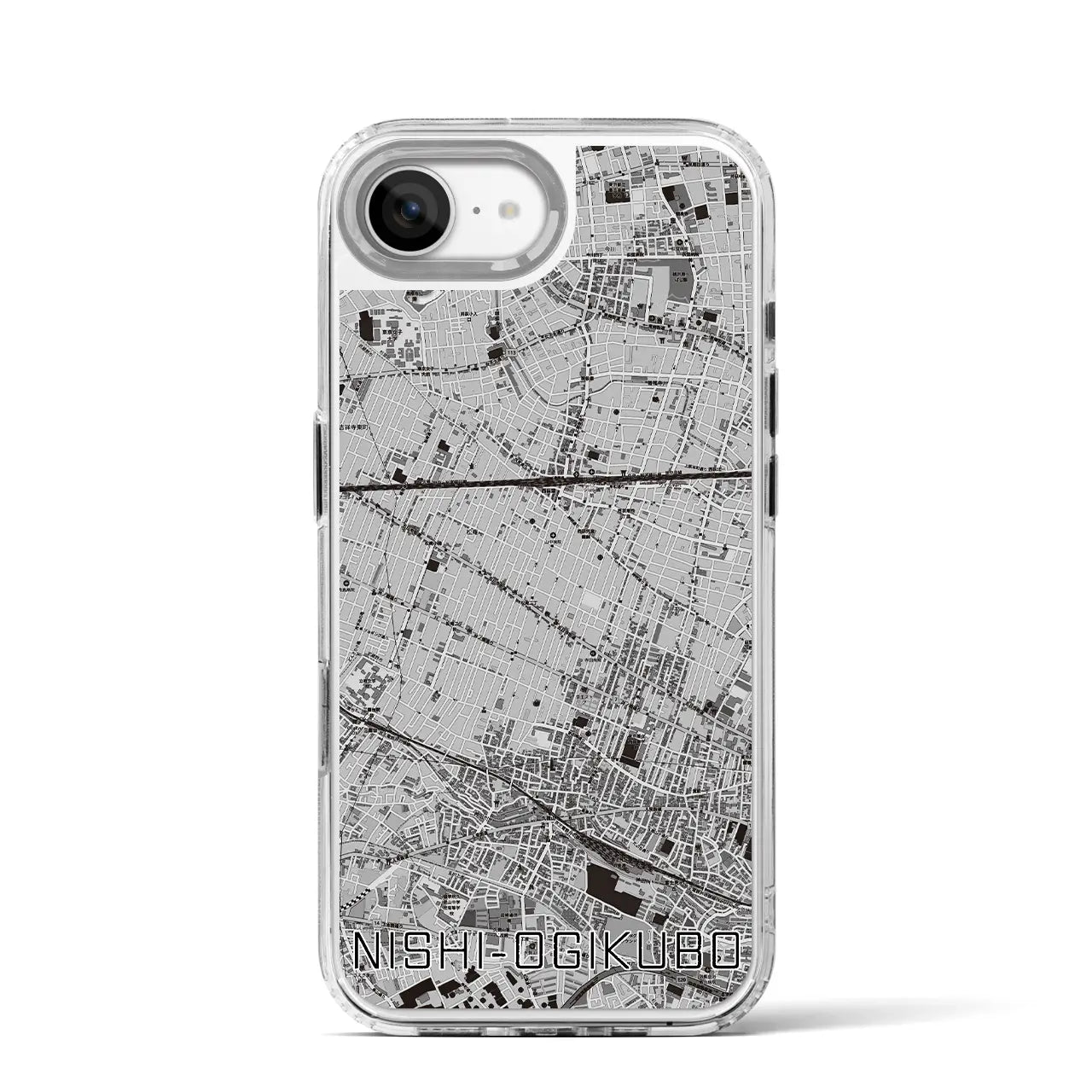 【西荻窪(東京都)】地図柄iPhoneケース(MagSafeタイプ)