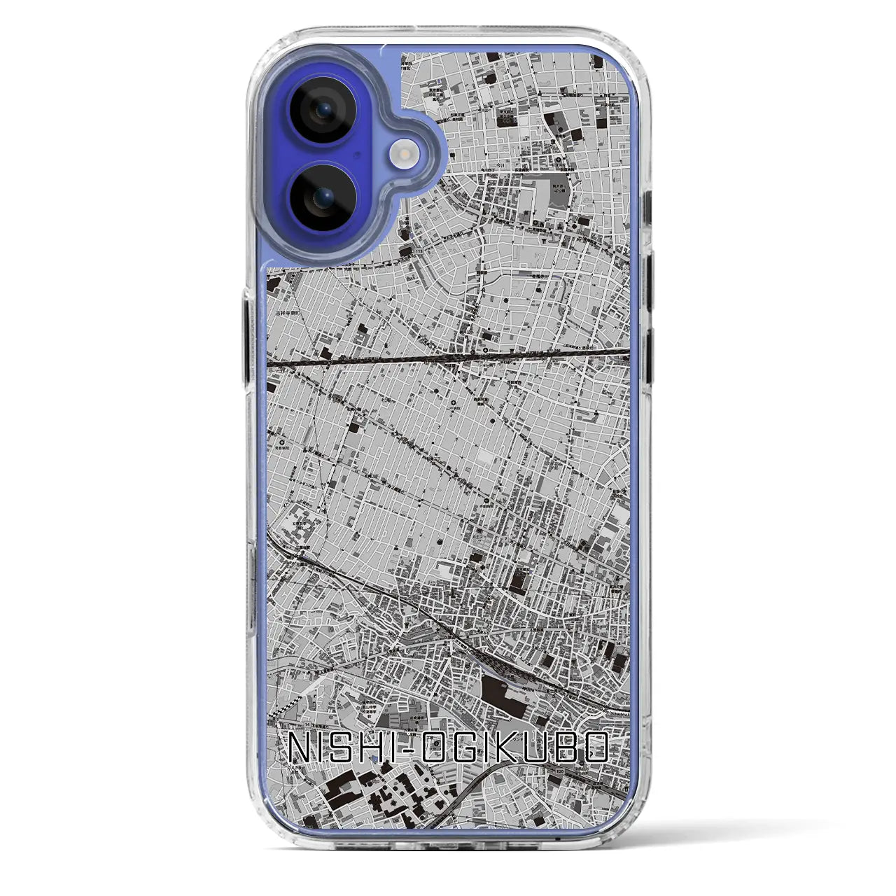 【西荻窪(東京都)】地図柄iPhoneケース(MagSafeタイプ)