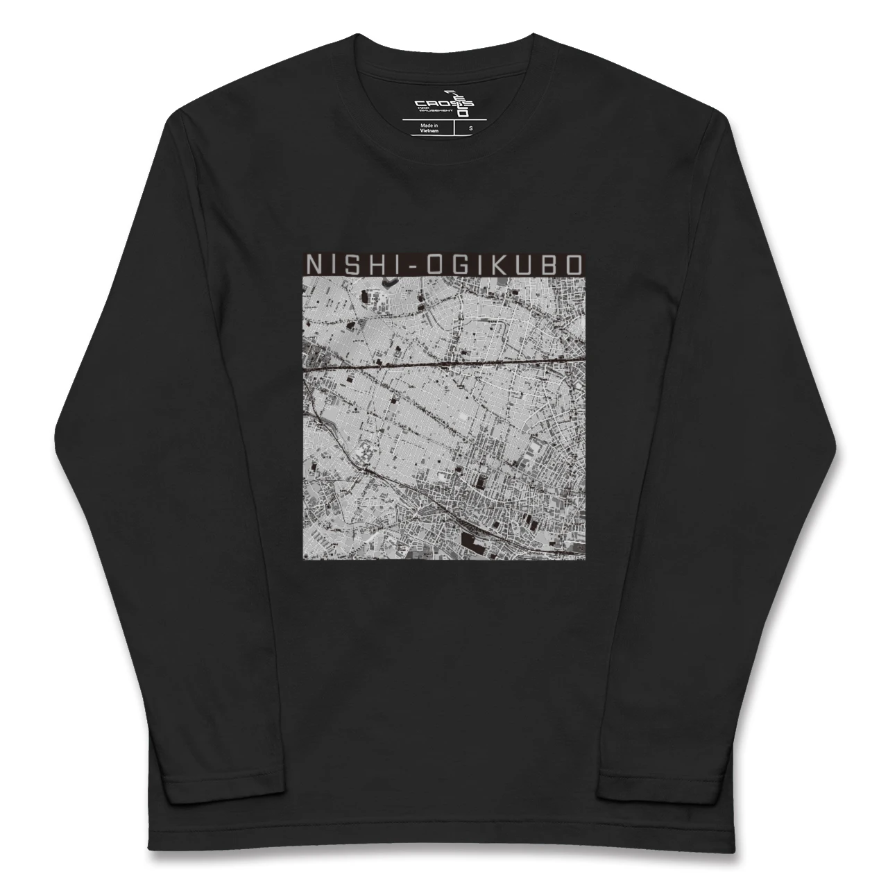 【西荻窪(東京都)】地図柄ロングスリーブTシャツ
