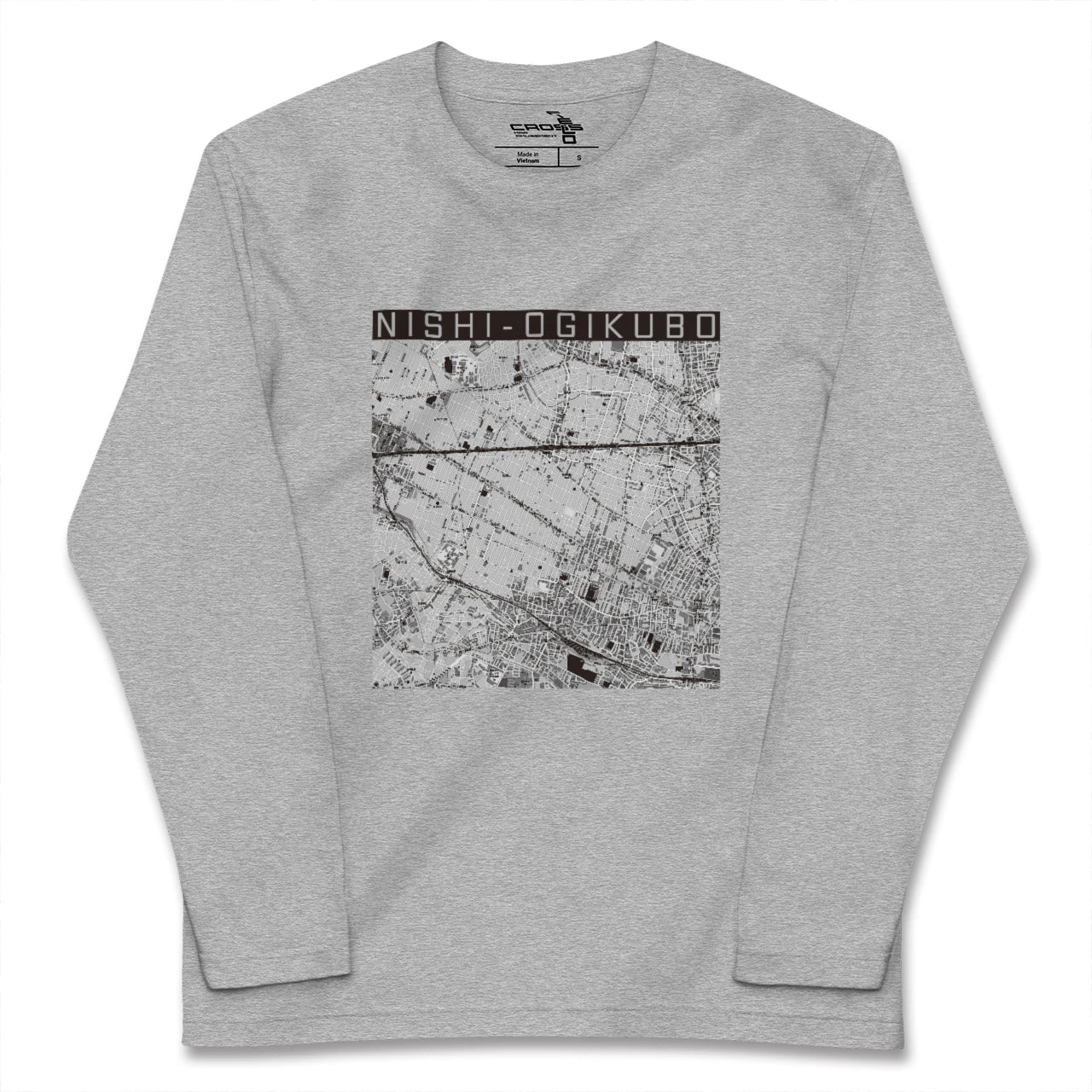 【西荻窪(東京都)】地図柄ロングスリーブTシャツ