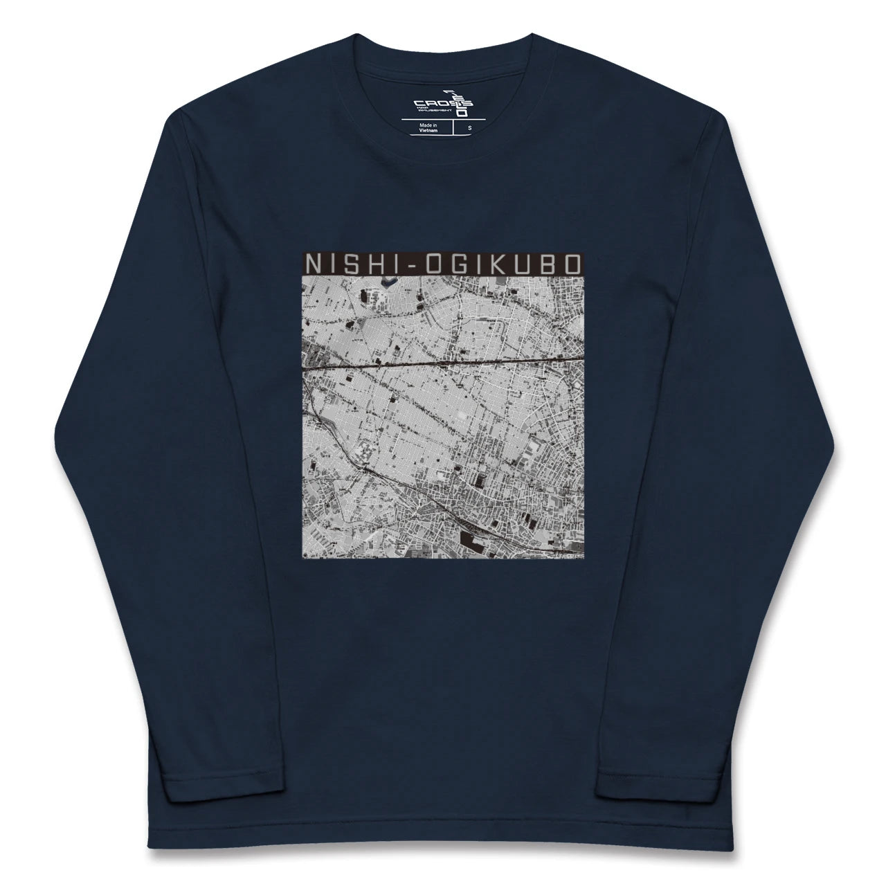 【西荻窪(東京都)】地図柄ロングスリーブTシャツ