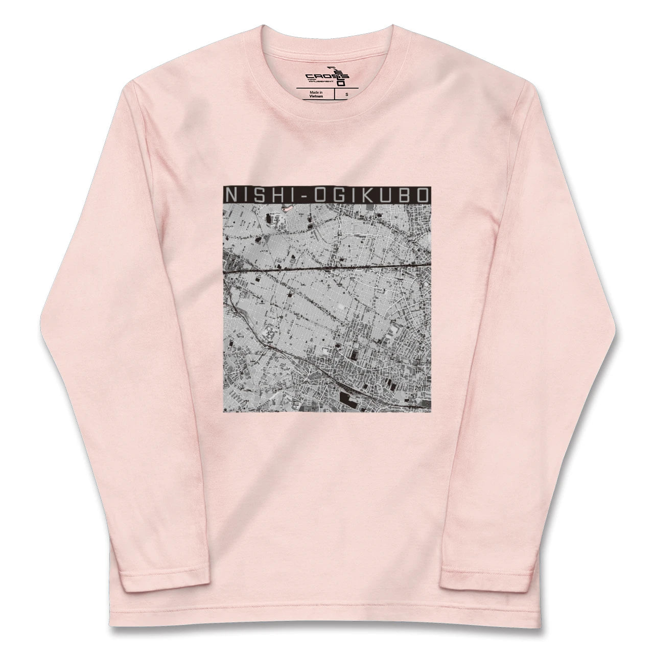 【西荻窪(東京都)】地図柄ロングスリーブTシャツ