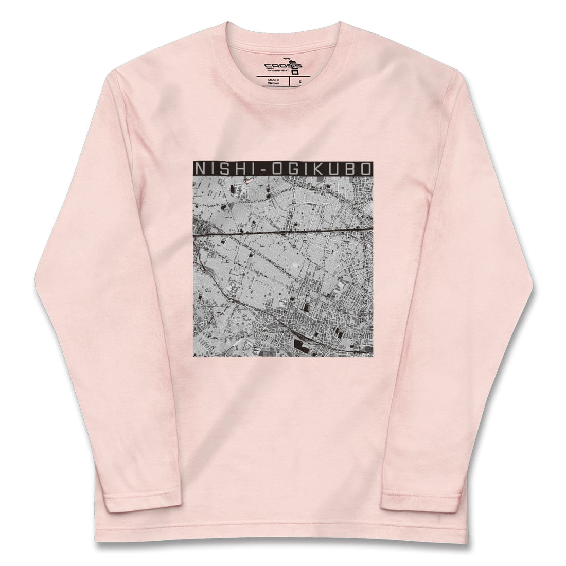 【西荻窪(東京都)】地図柄ロングスリーブTシャツ
