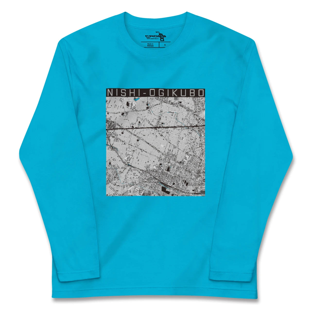 【西荻窪(東京都)】地図柄ロングスリーブTシャツ