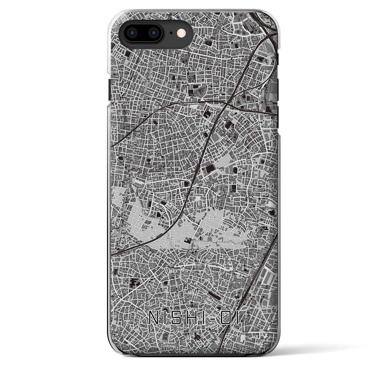 【西大井(東京都)】地図柄iPhoneケース(クリアタイプ)