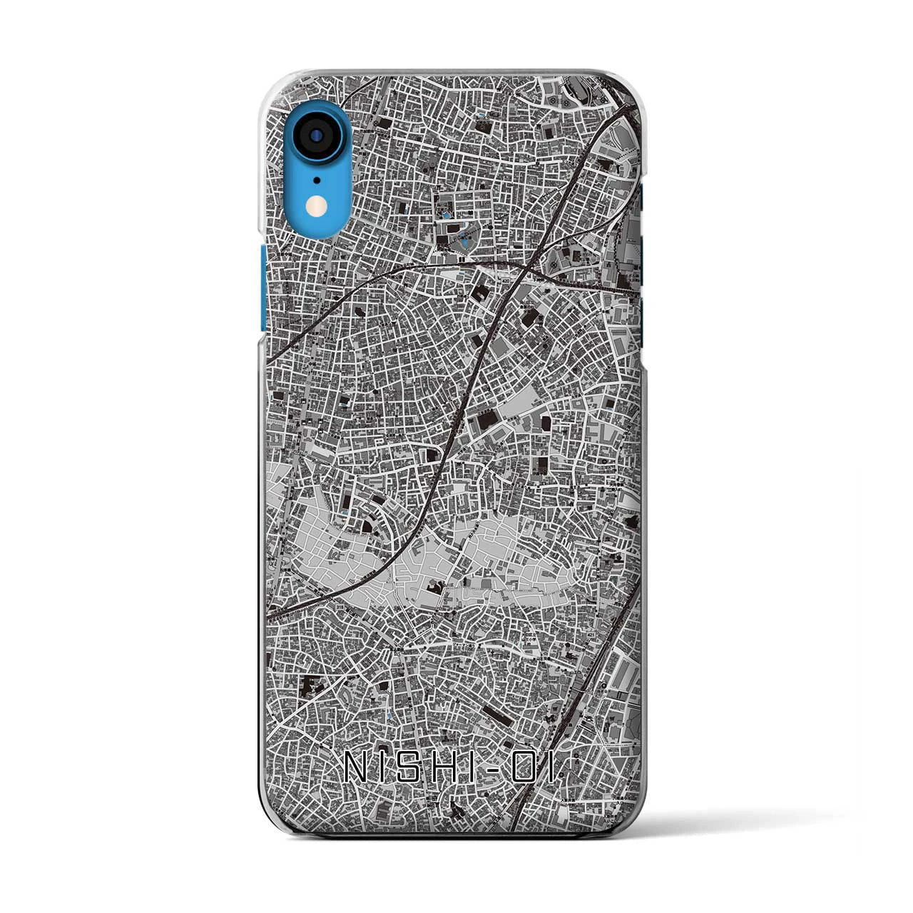 【西大井(東京都)】地図柄iPhoneケース(クリアタイプ)