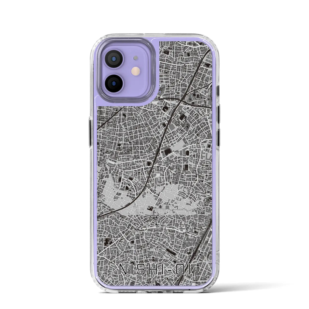 【西大井(東京都)】地図柄iPhoneケース(MagSafeタイプ)