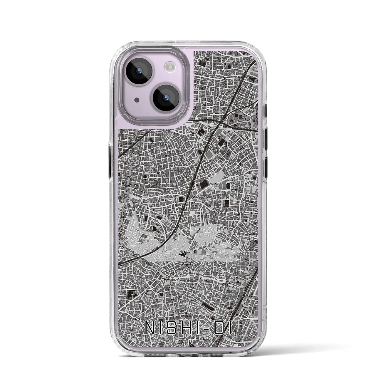 【西大井(東京都)】地図柄iPhoneケース(MagSafeタイプ)