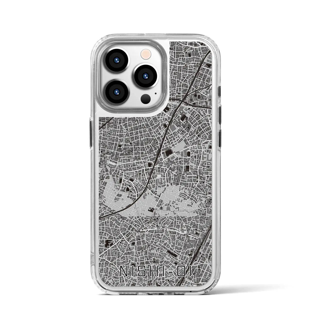 【西大井(東京都)】地図柄iPhoneケース(MagSafeタイプ)