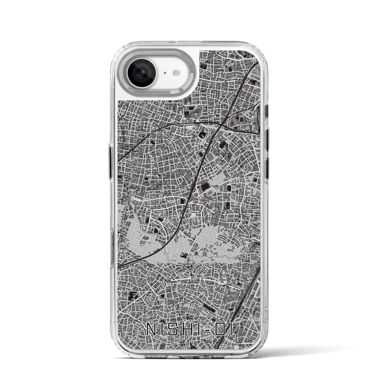 【西大井(東京都)】地図柄iPhoneケース(MagSafeタイプ)
