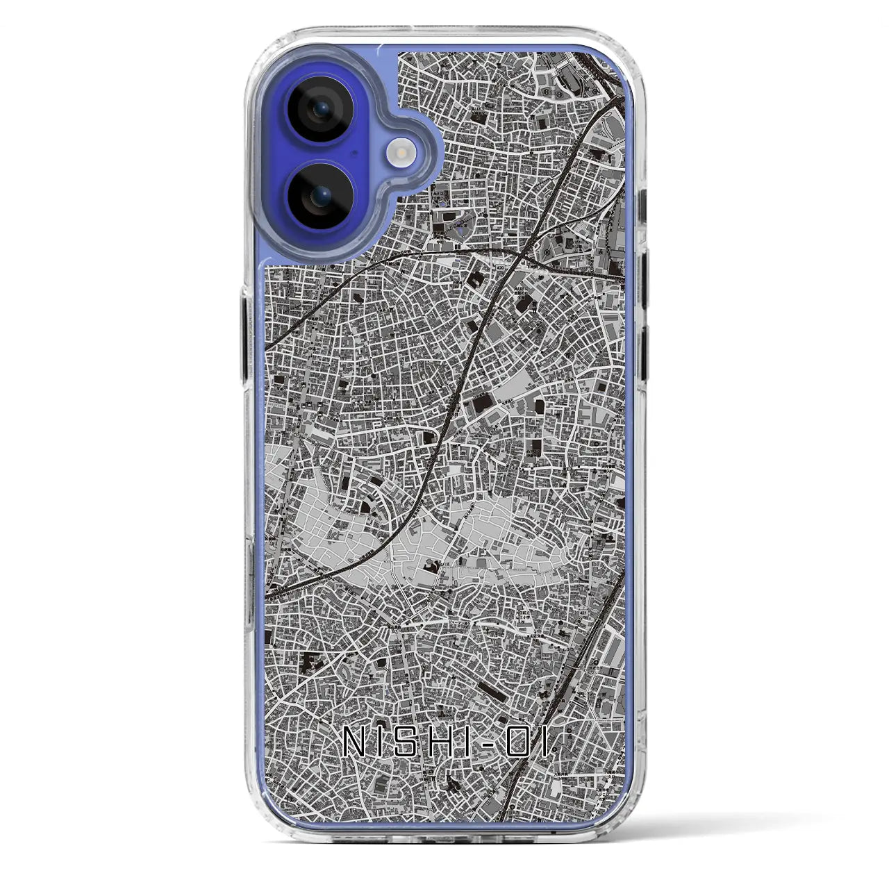 【西大井(東京都)】地図柄iPhoneケース(MagSafeタイプ)