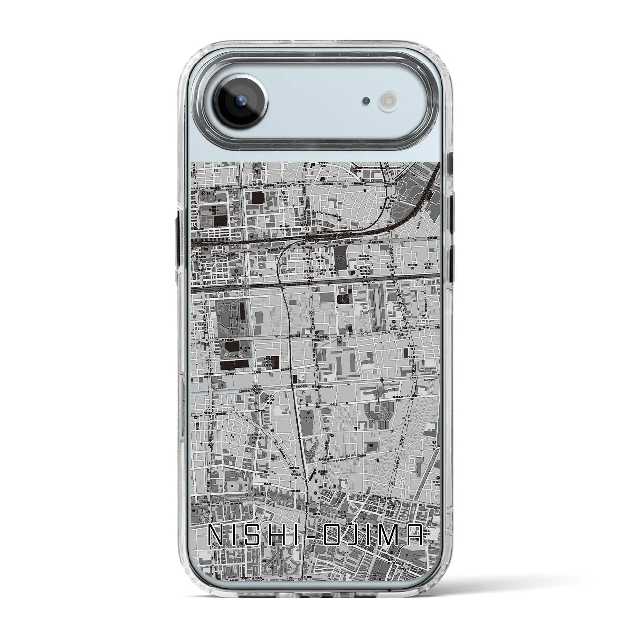 【西大島(東京都)】地図柄iPhoneケース(MagSafeタイプ)