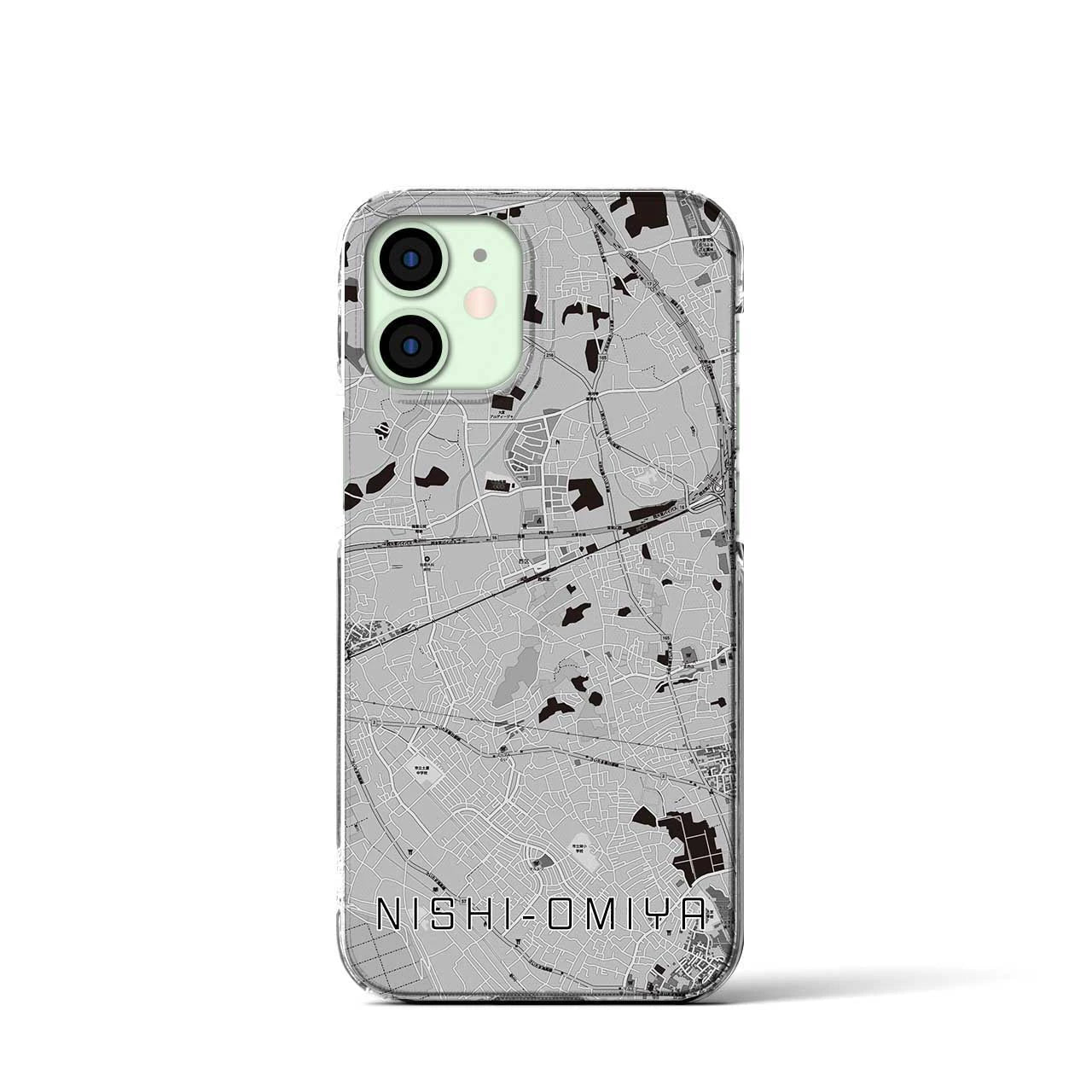 【西大宮(埼玉県)】地図柄iPhoneケース(クリアタイプ)