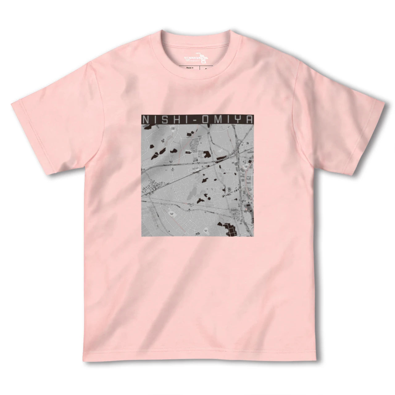 【西大宮(埼玉県)】地図柄ヘビーウェイトTシャツ