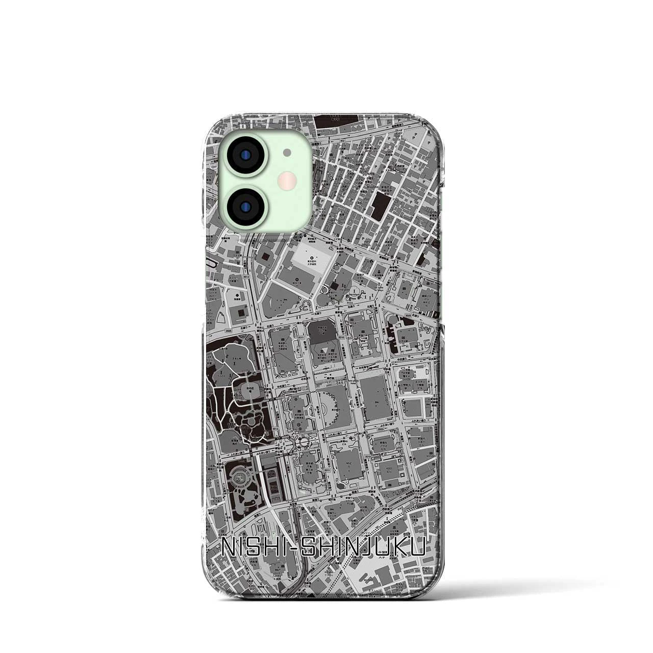 【西新宿(東京都)】地図柄iPhoneケース(クリアタイプ)