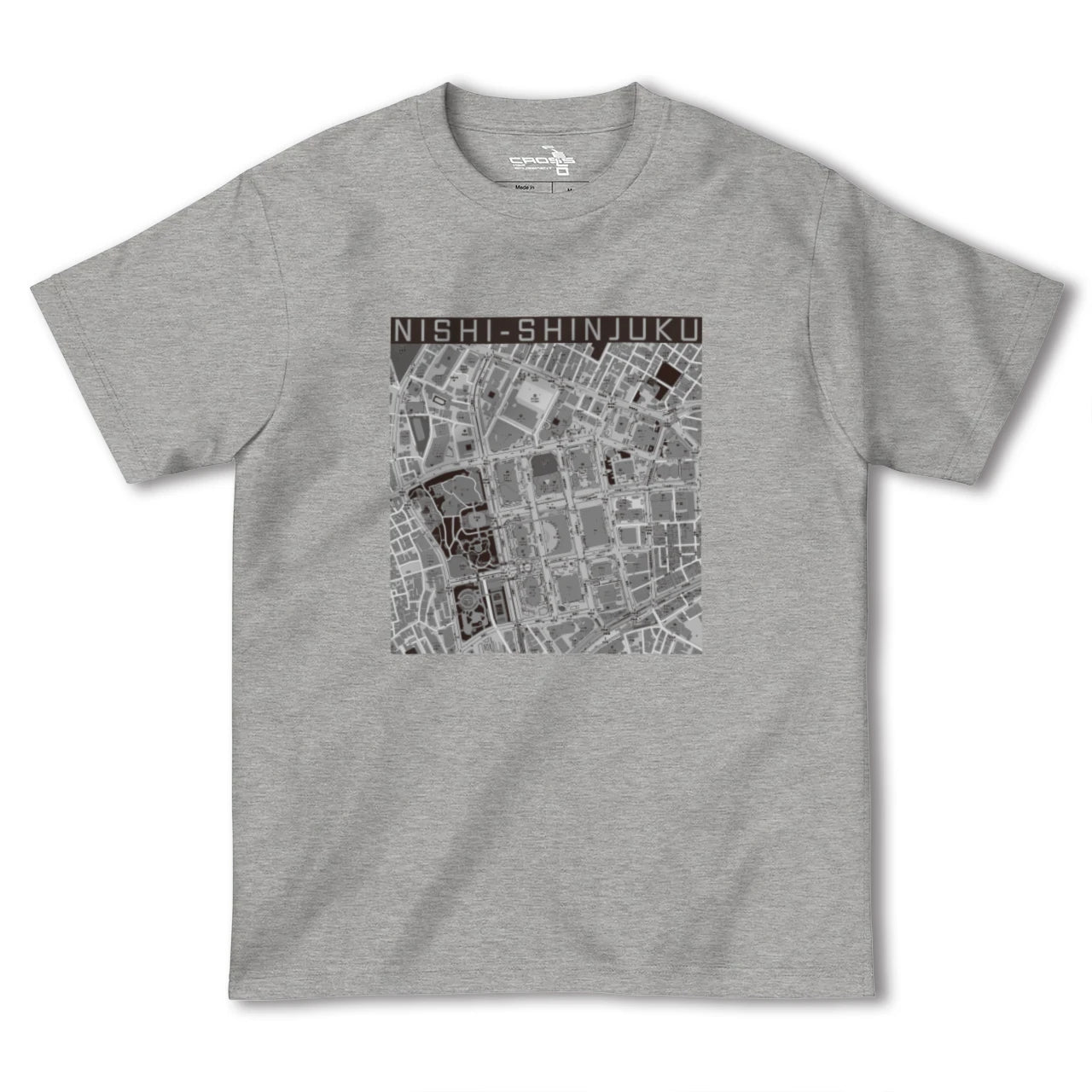 【西新宿(東京都)】地図柄ヘビーウェイトTシャツ