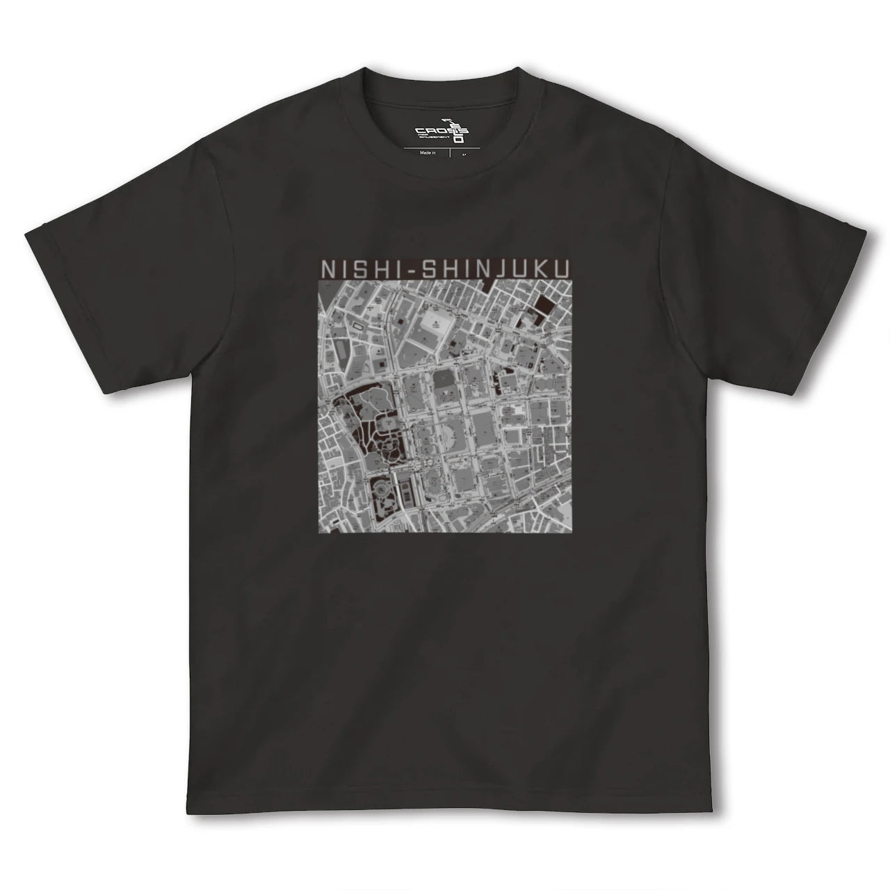 【西新宿(東京都)】地図柄ヘビーウェイトTシャツ