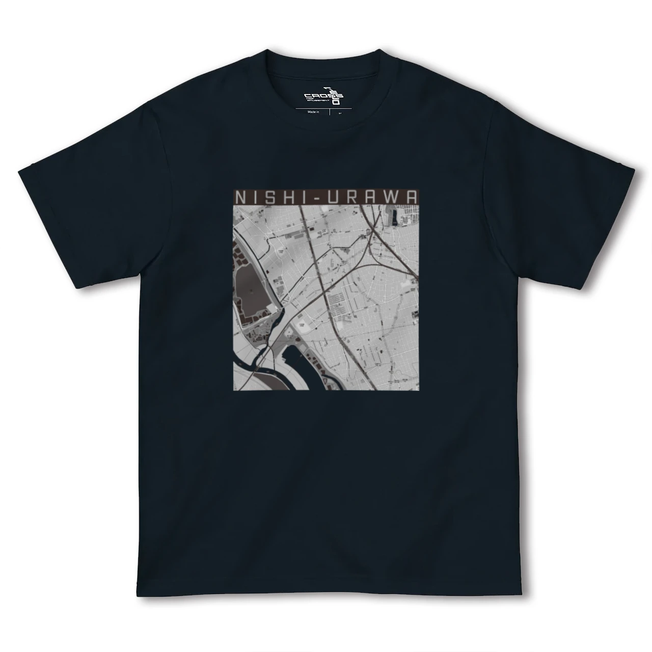 【西浦和(埼玉県)】地図柄ヘビーウェイトTシャツ