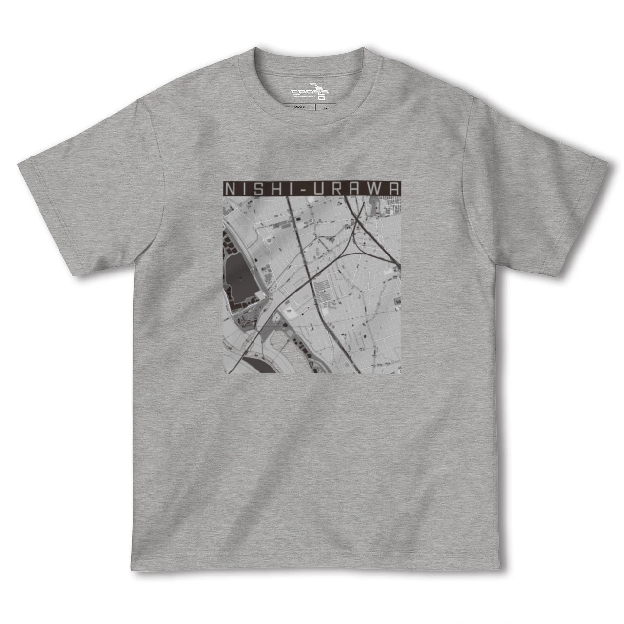 【西浦和(埼玉県)】地図柄ヘビーウェイトTシャツ