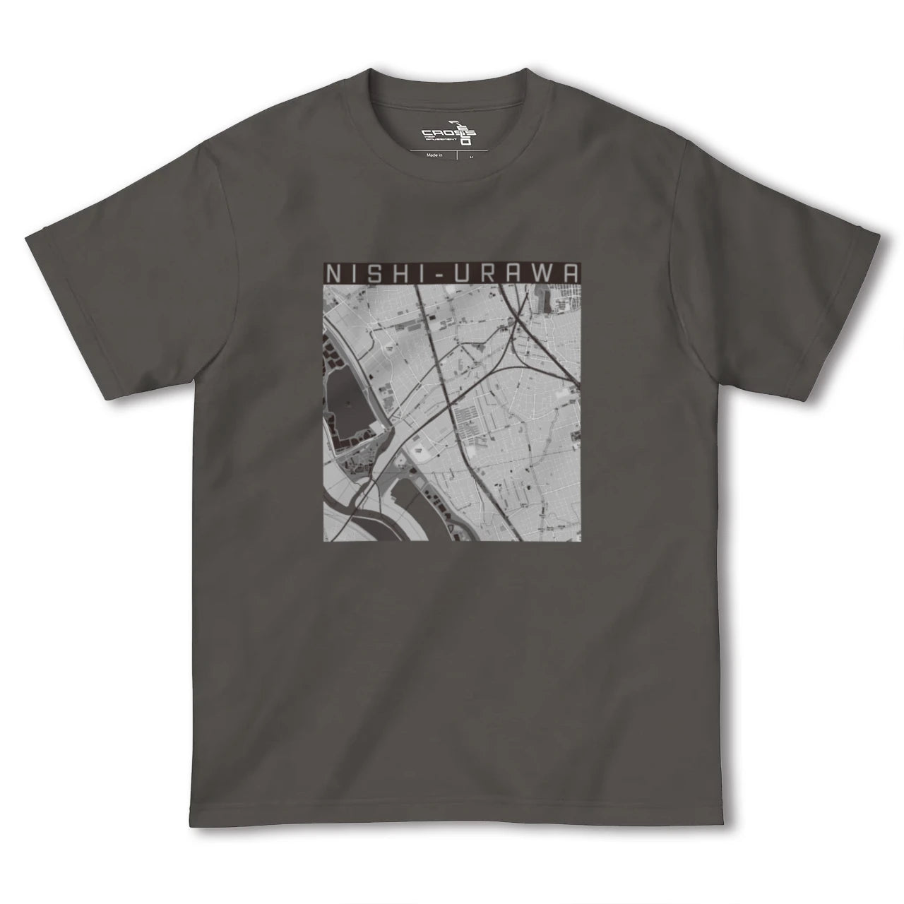 【西浦和(埼玉県)】地図柄ヘビーウェイトTシャツ