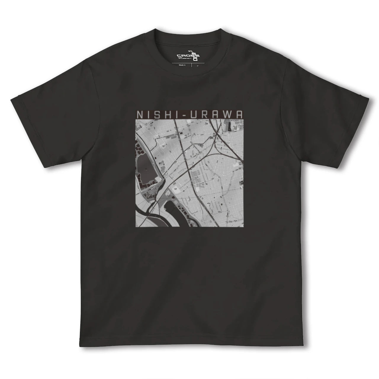 【西浦和(埼玉県)】地図柄ヘビーウェイトTシャツ