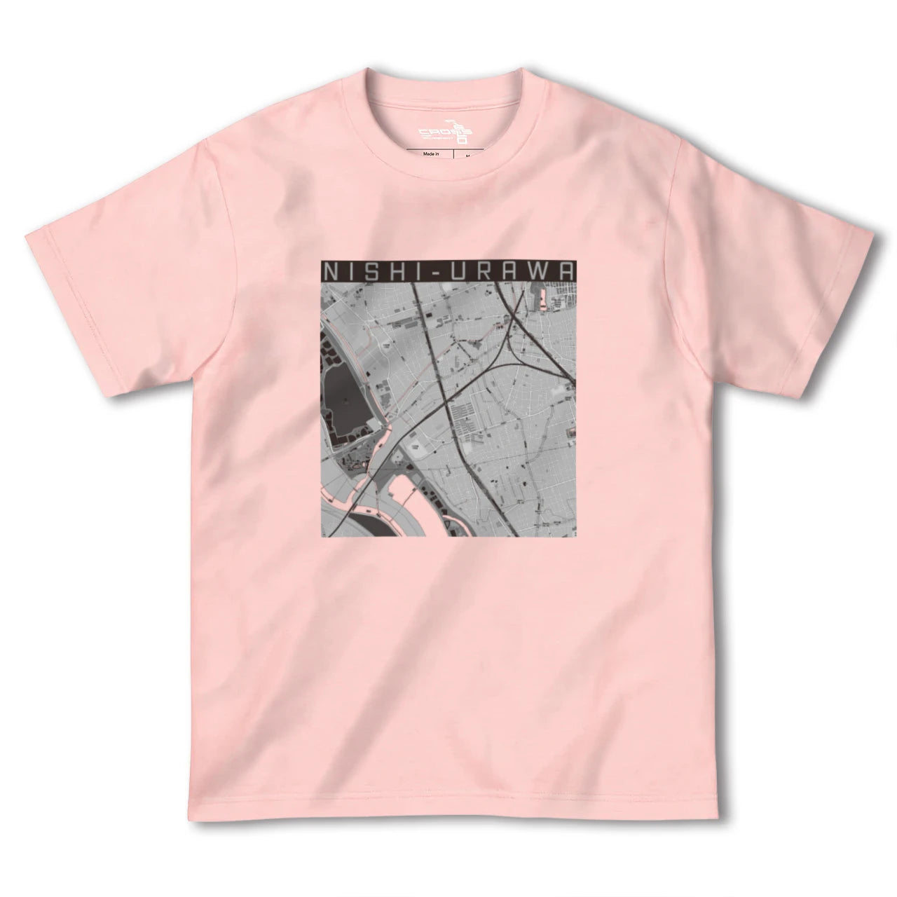 【西浦和(埼玉県)】地図柄ヘビーウェイトTシャツ