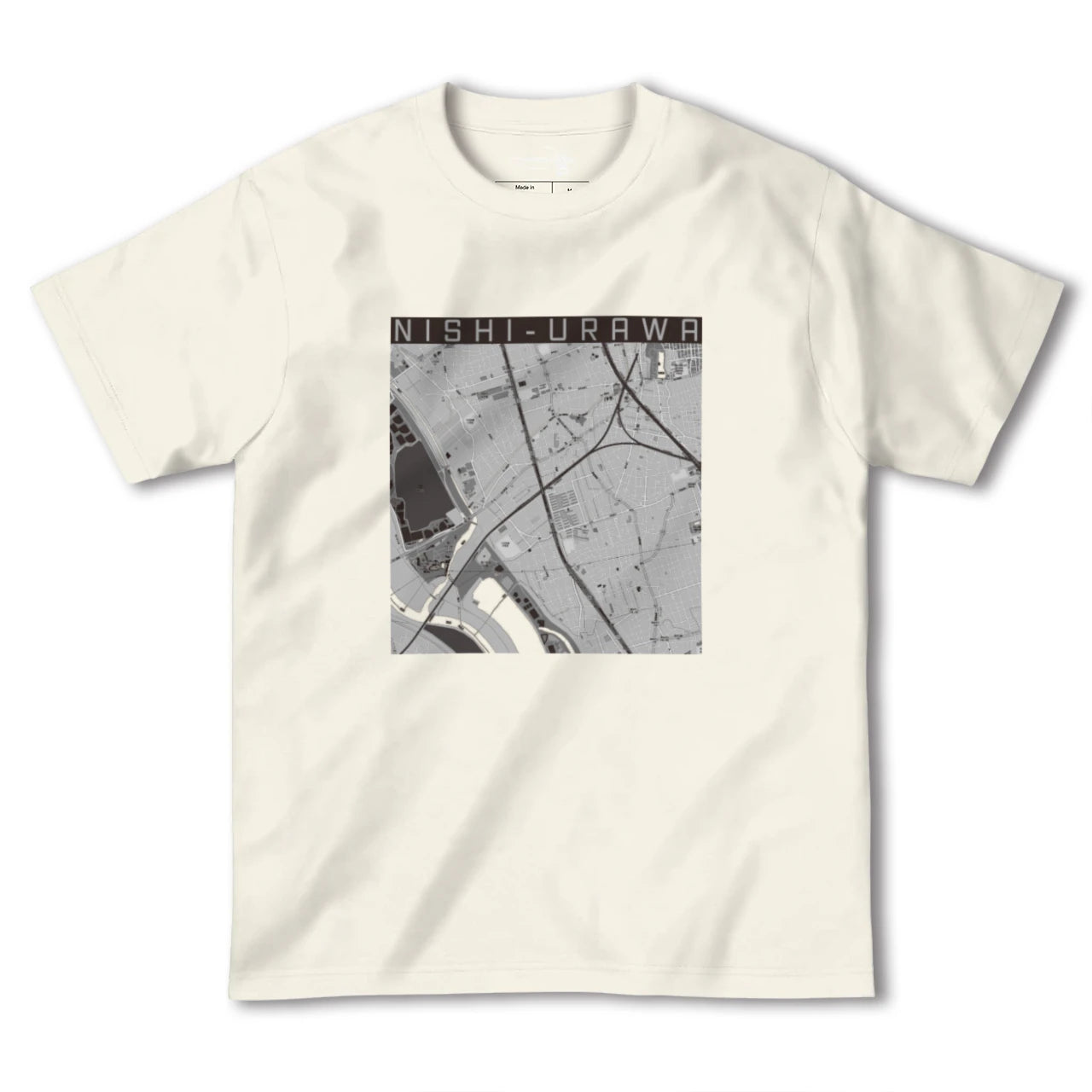 【西浦和(埼玉県)】地図柄ヘビーウェイトTシャツ