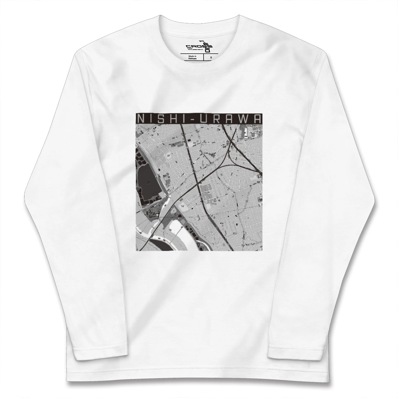 【西浦和(埼玉県)】地図柄ロングスリーブTシャツ