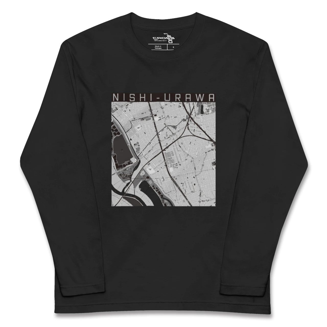 【西浦和(埼玉県)】地図柄ロングスリーブTシャツ