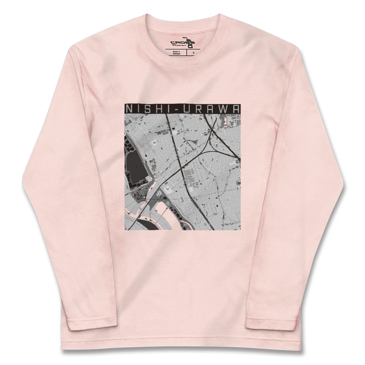 【西浦和(埼玉県)】地図柄ロングスリーブTシャツ