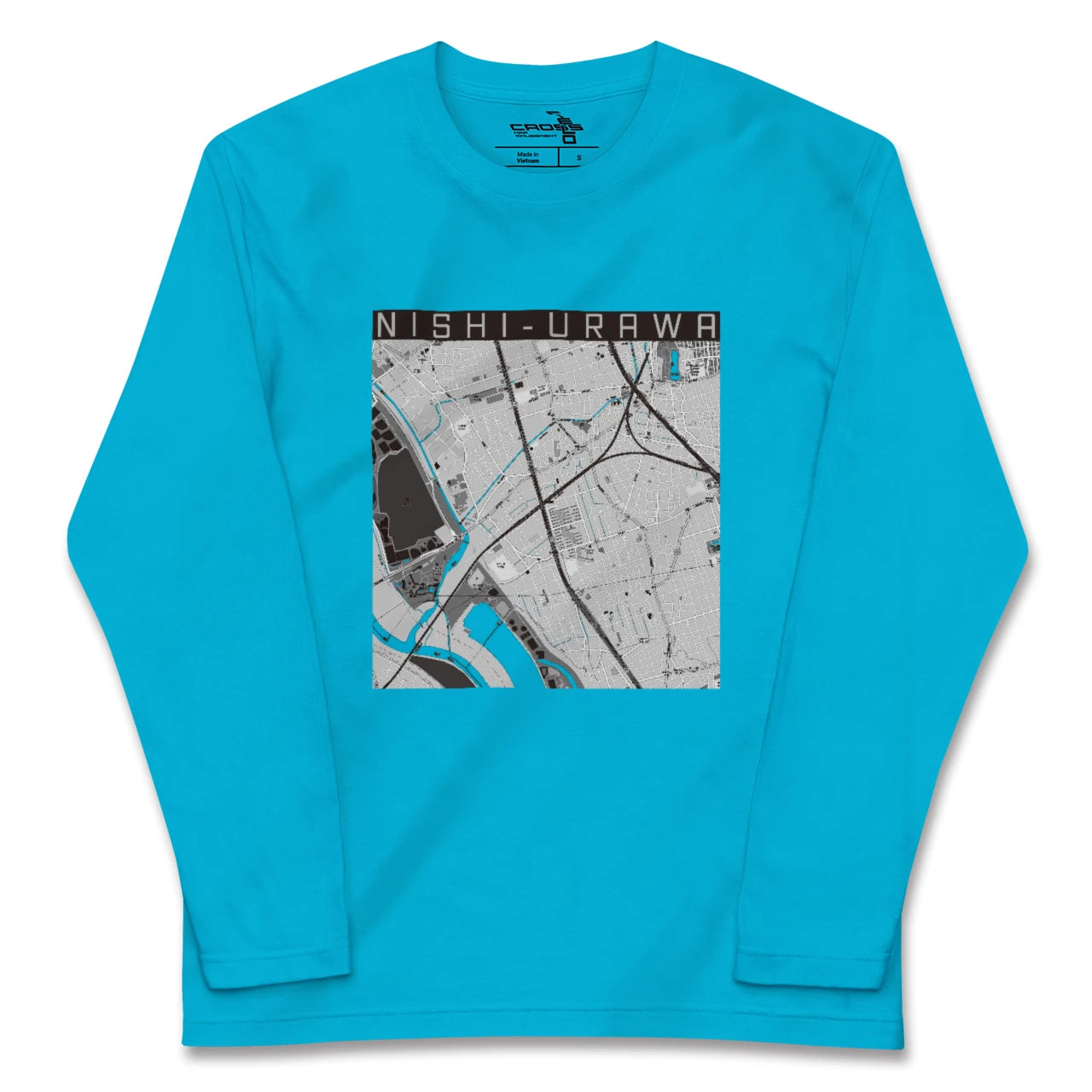 【西浦和(埼玉県)】地図柄ロングスリーブTシャツ