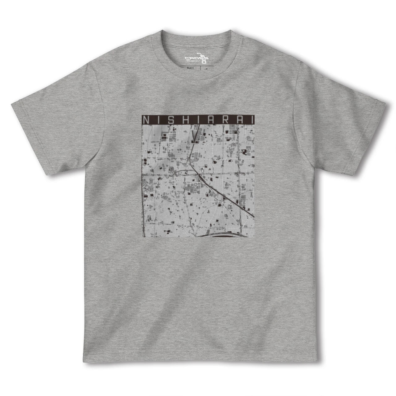 【西新井(東京都)】地図柄ヘビーウェイトTシャツ