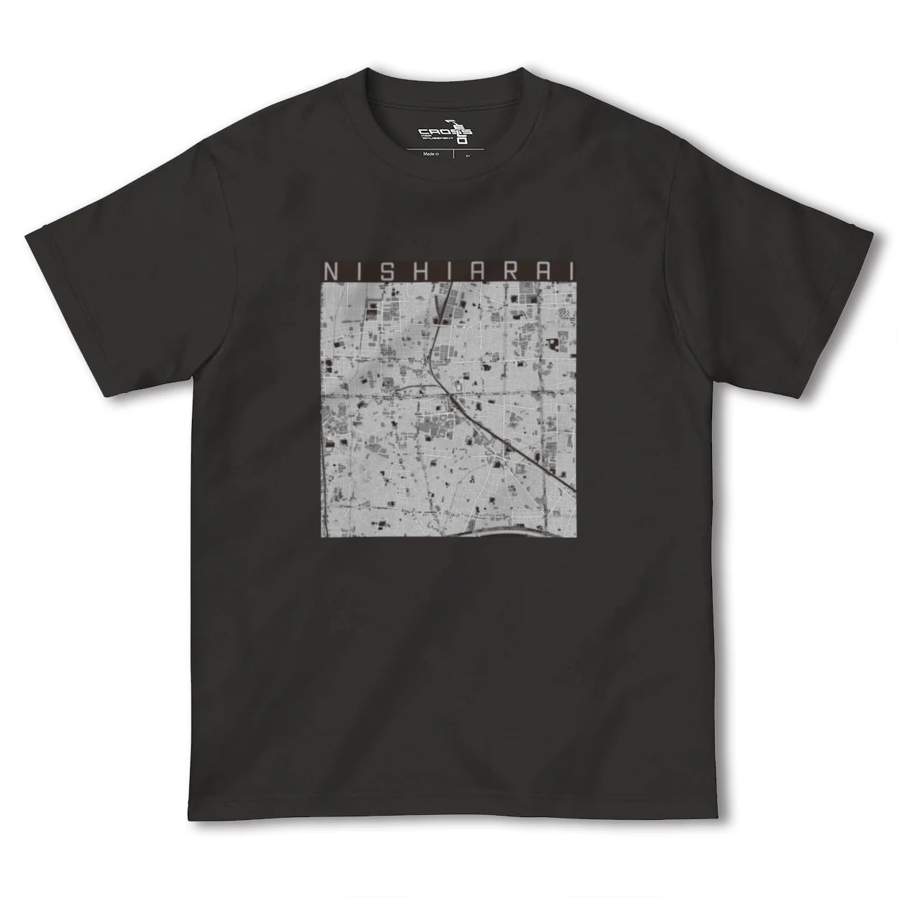 【西新井(東京都)】地図柄ヘビーウェイトTシャツ