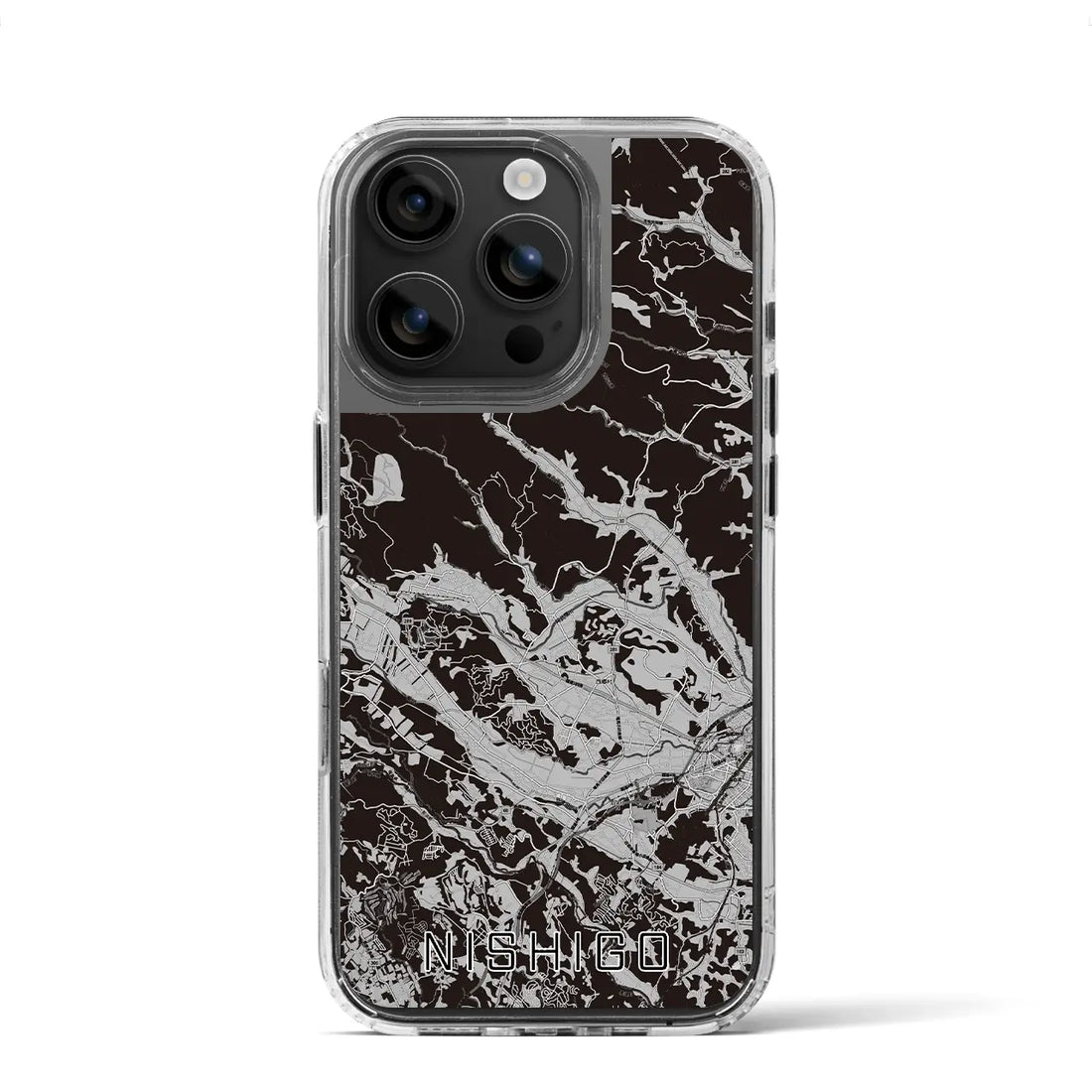 【西郷(福島県)】地図柄iPhoneケース(MagSafeタイプ)