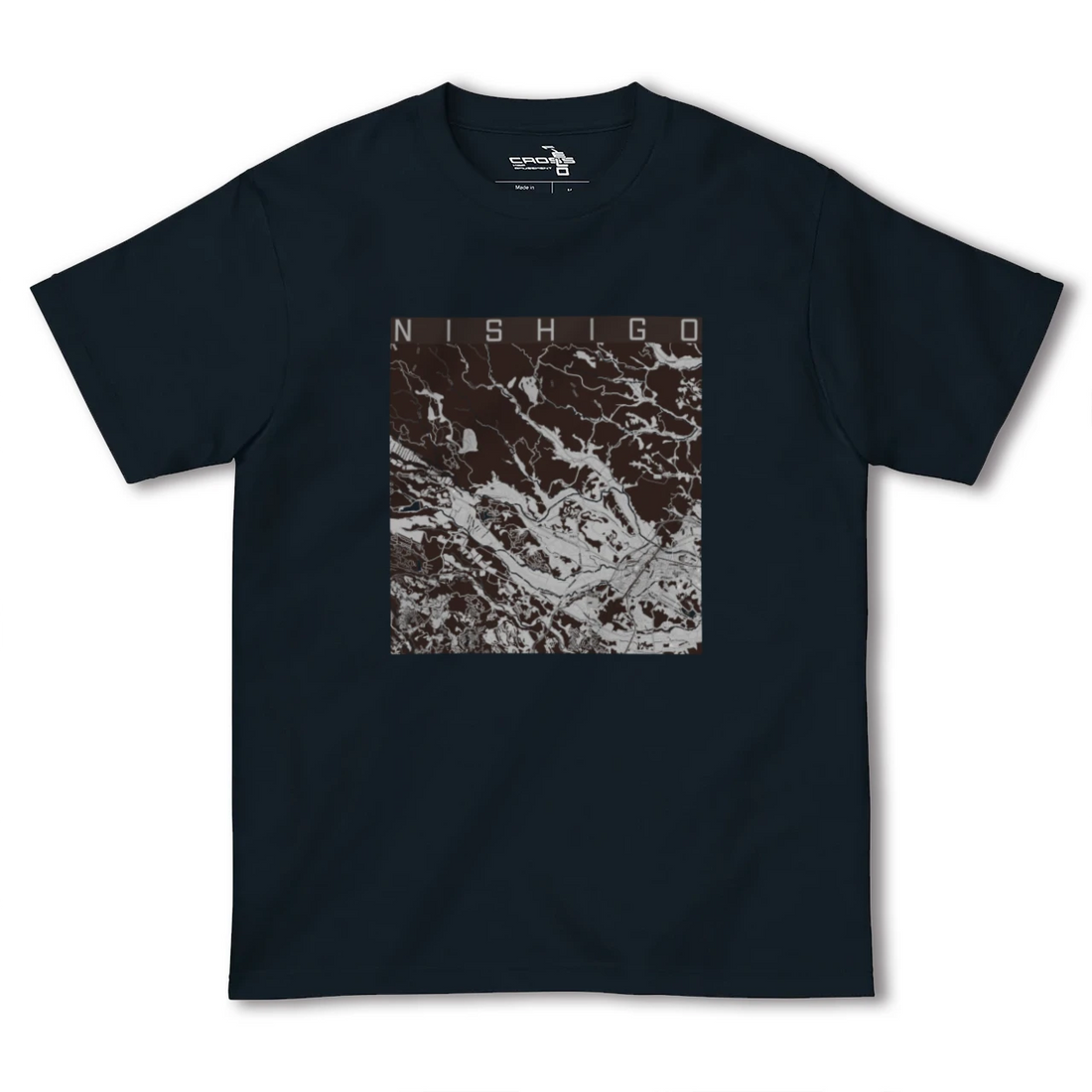 【西郷(福島県)】地図柄ヘビーウェイトTシャツ