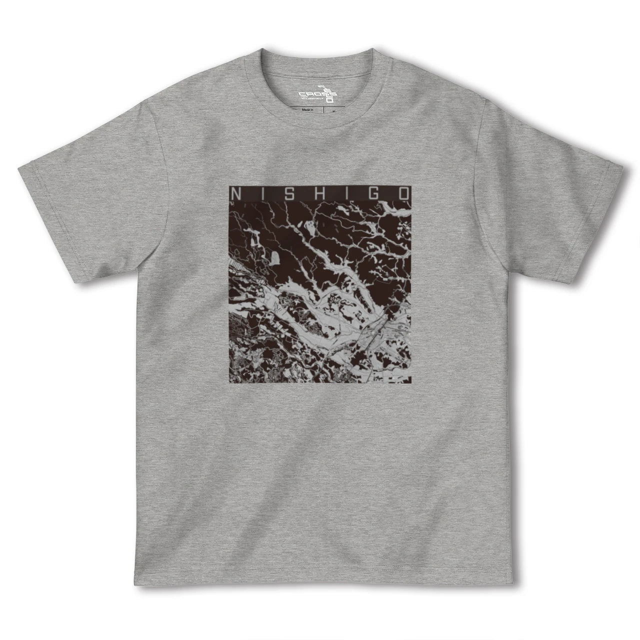【西郷(福島県)】地図柄ヘビーウェイトTシャツ