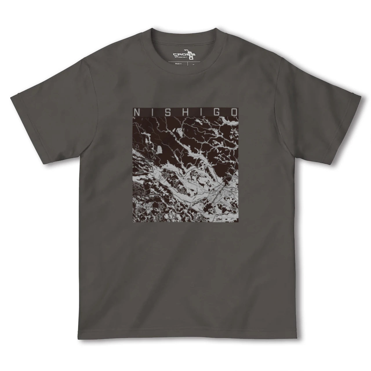 【西郷(福島県)】地図柄ヘビーウェイトTシャツ