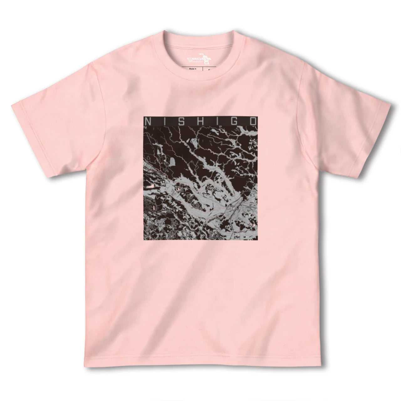 【西郷(福島県)】地図柄ヘビーウェイトTシャツ