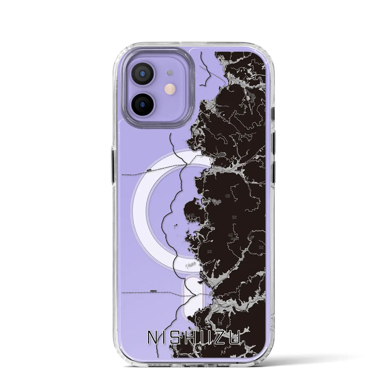 【西伊豆2(静岡県)】地図柄iPhoneケース(MagSafeタイプ)