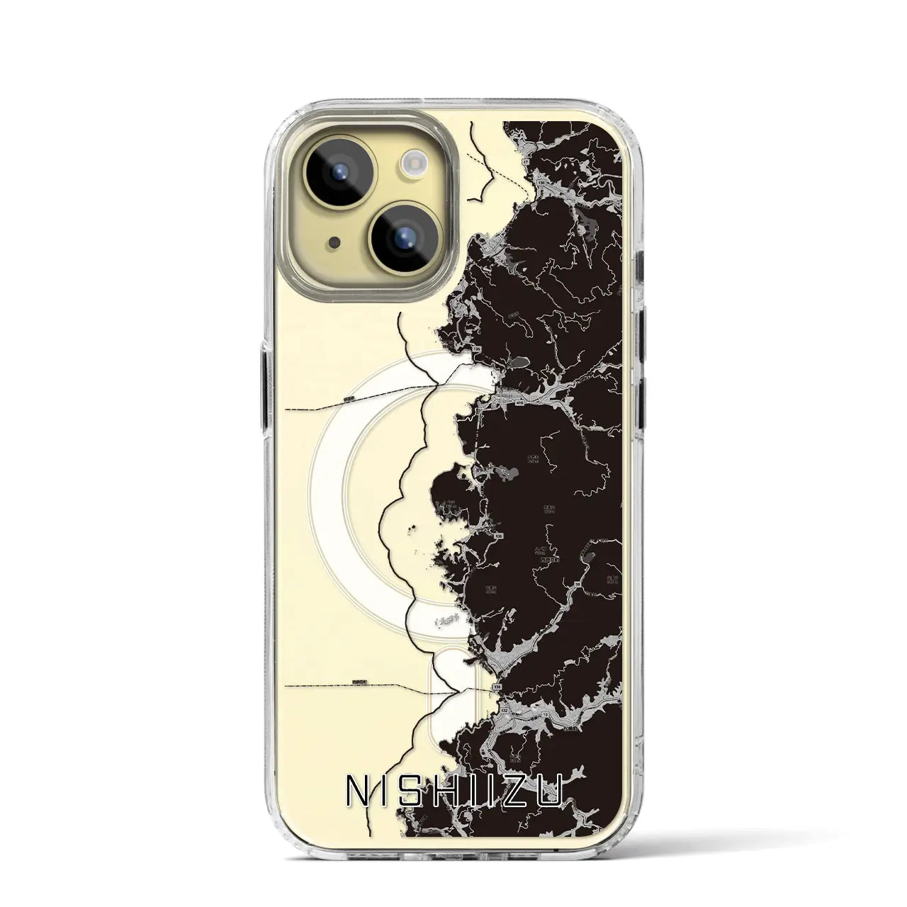 【西伊豆2(静岡県)】地図柄iPhoneケース(MagSafeタイプ)