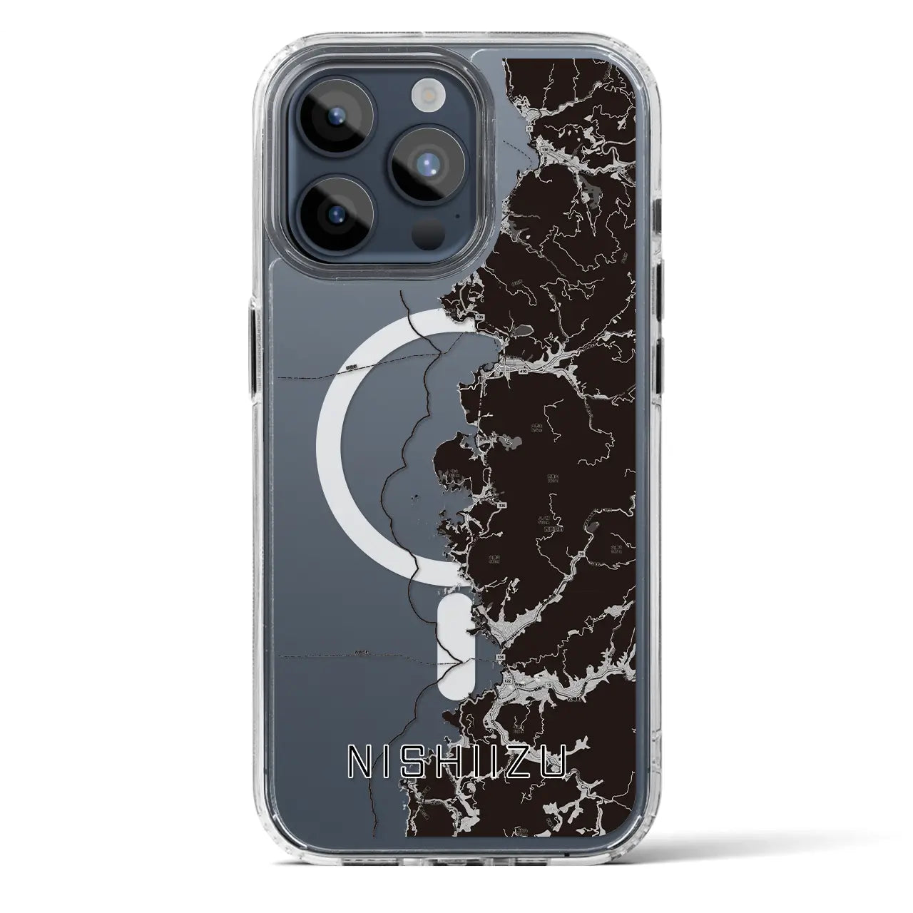 【西伊豆2(静岡県)】地図柄iPhoneケース(MagSafeタイプ)