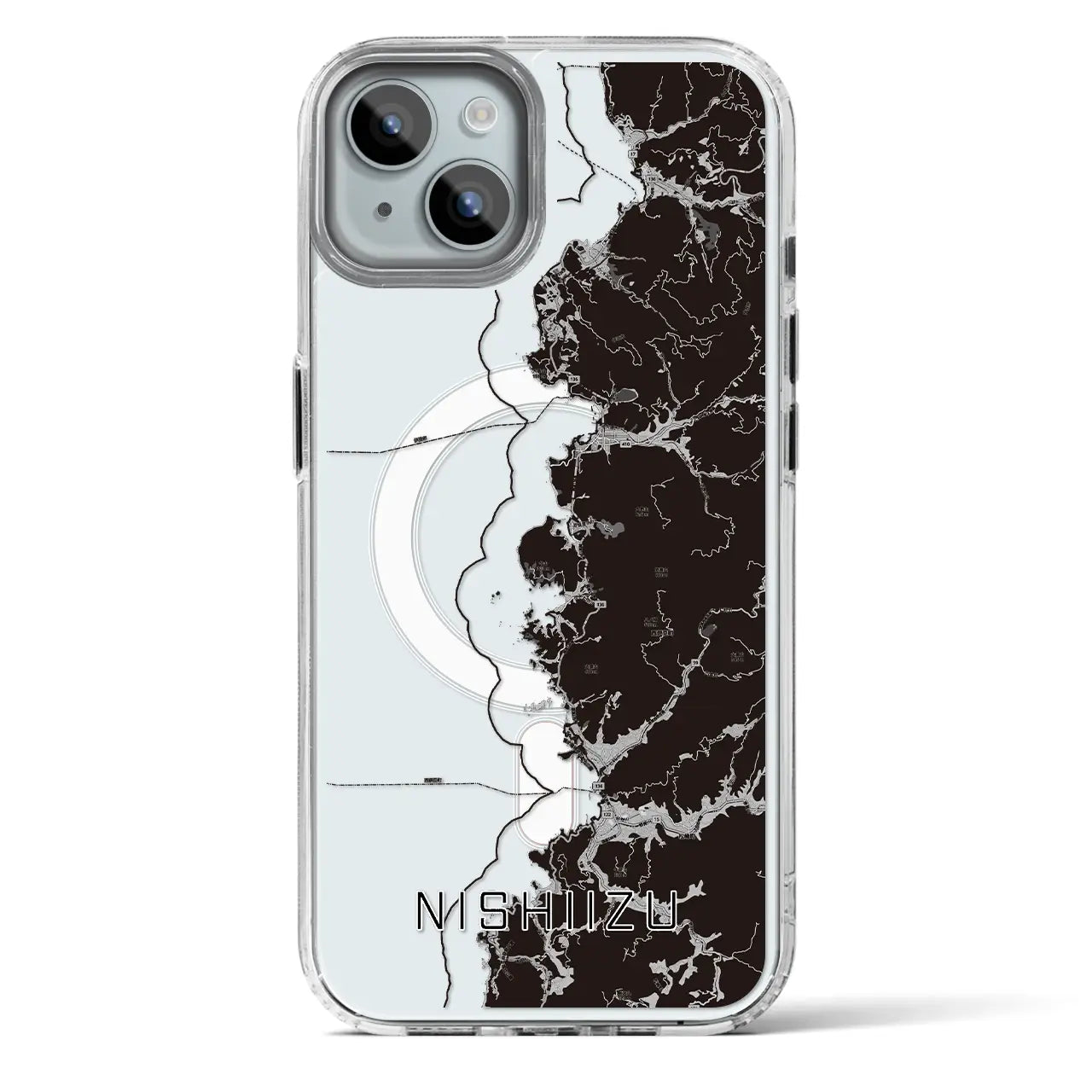 【西伊豆2(静岡県)】地図柄iPhoneケース(MagSafeタイプ)