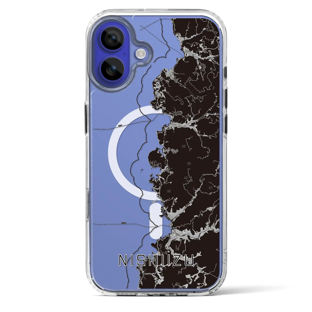 【西伊豆2(静岡県)】地図柄iPhoneケース(MagSafeタイプ)