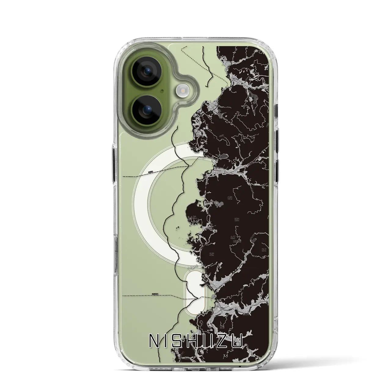 【西伊豆2(静岡県)】地図柄iPhoneケース(MagSafeタイプ)