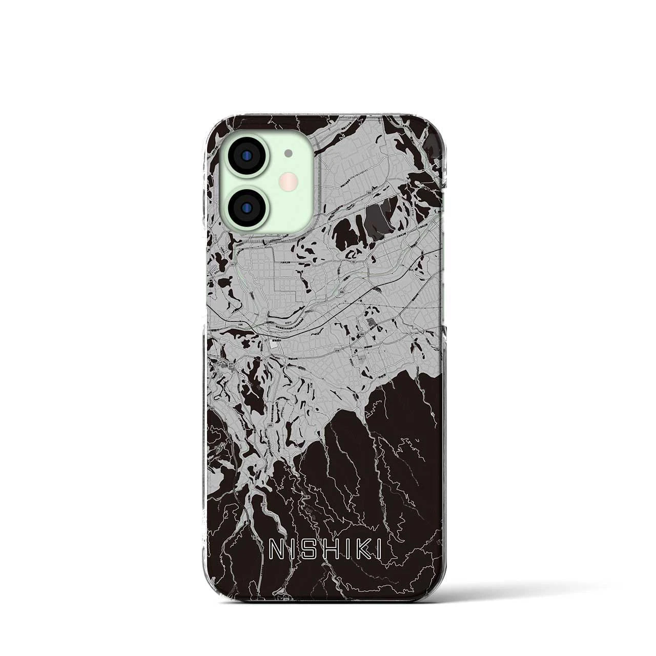 【錦(熊本県)】地図柄iPhoneケース(クリアタイプ)